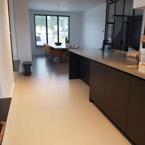 Gietvloer keuken