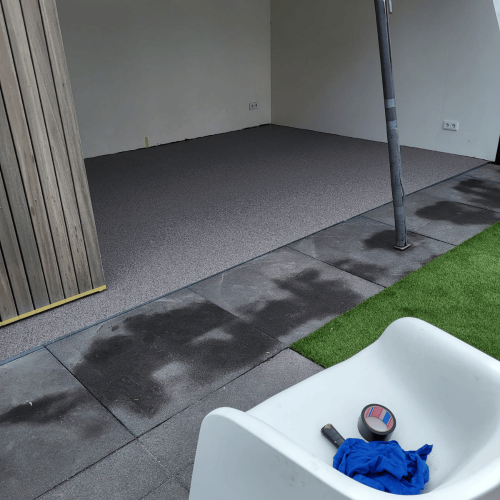 Kunststofvloer buitenruimte