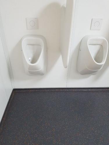 PU gietvloer voor in een toiletruimte